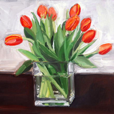 Betsy Bart Paintings Tulips